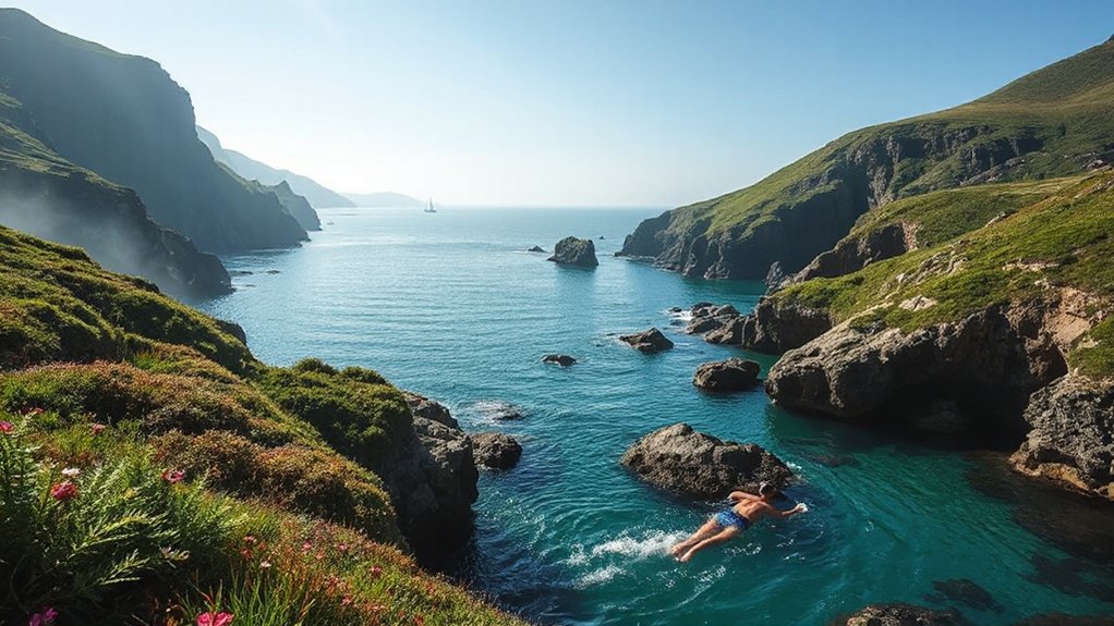 secret coves briny swimming