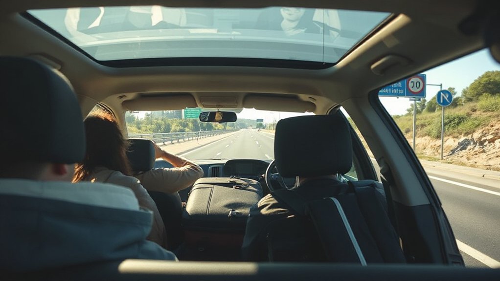 secure luggage and passengers