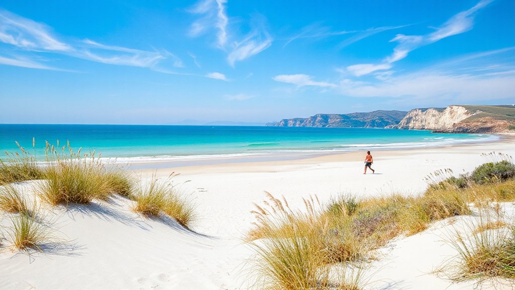 serene beaches promote mindful relaxation