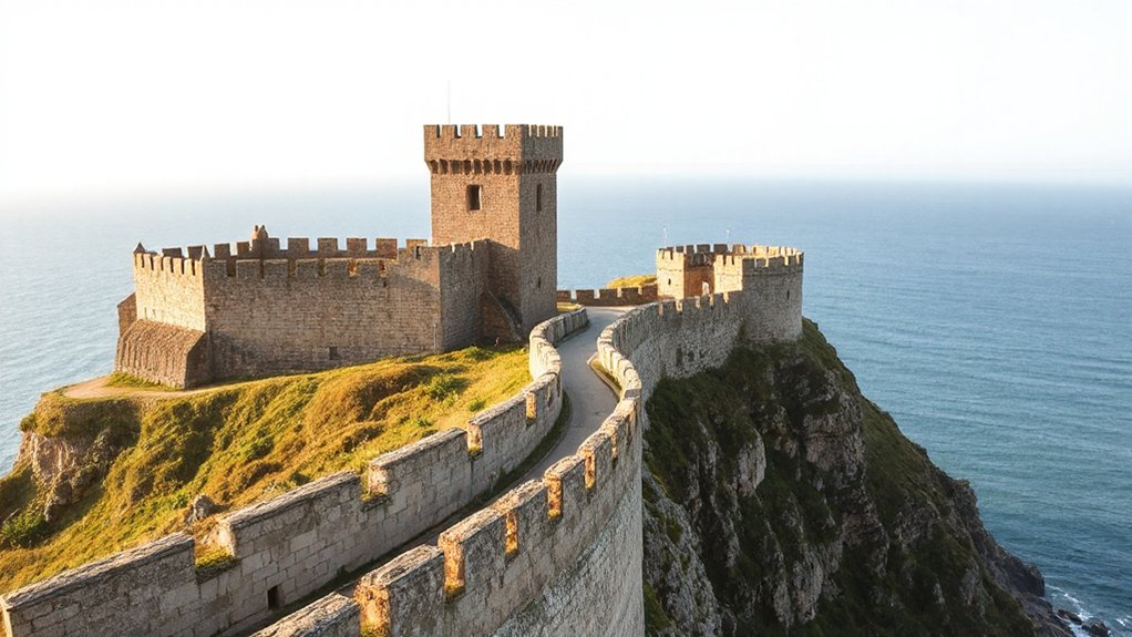 silent ancient fortress walls