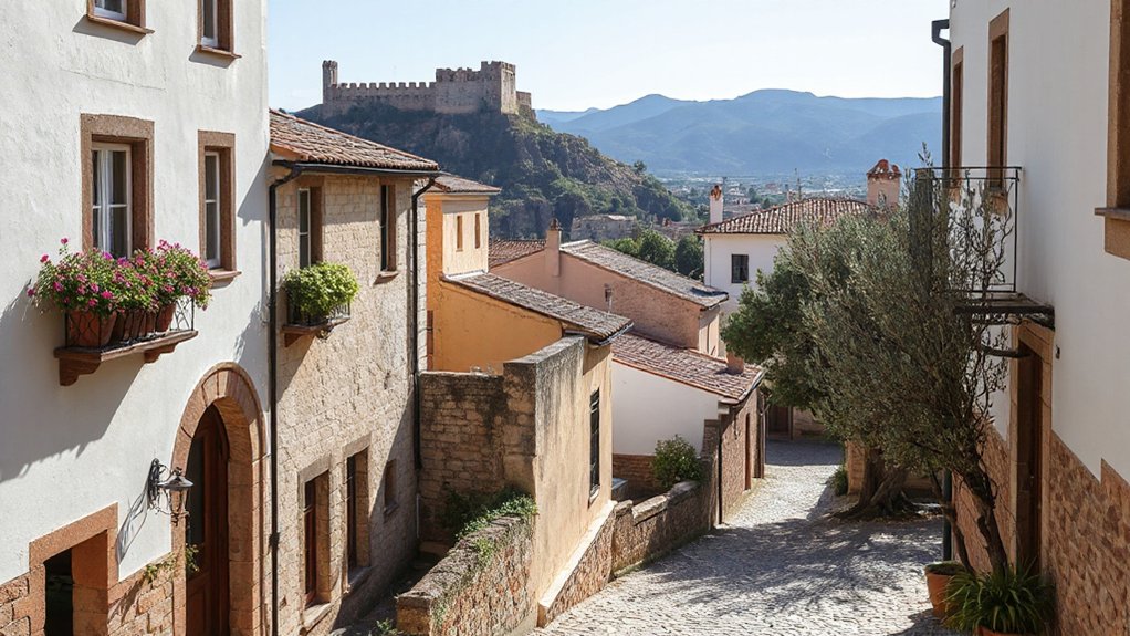 stone walled handcrafted village charm