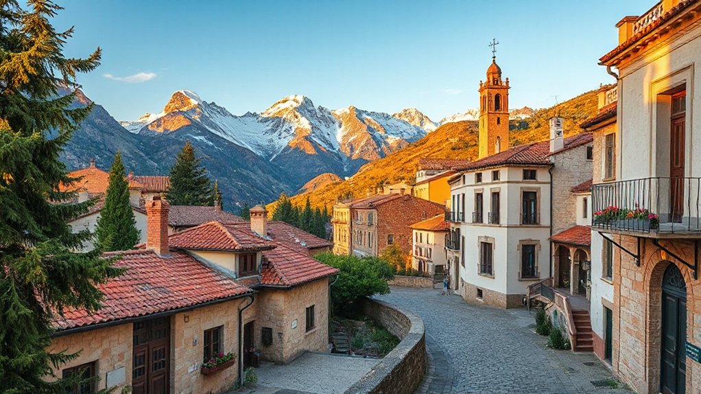 stone walls and mountain scents