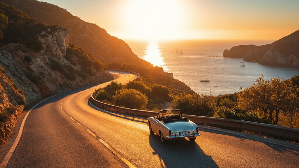 sunset magic on island coasts