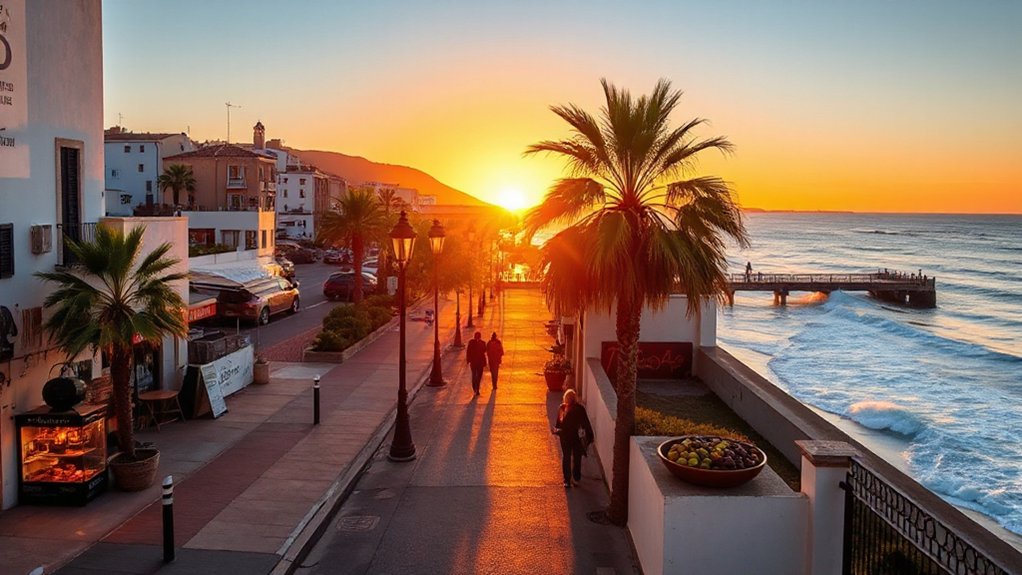 sunset promenade with tapas
