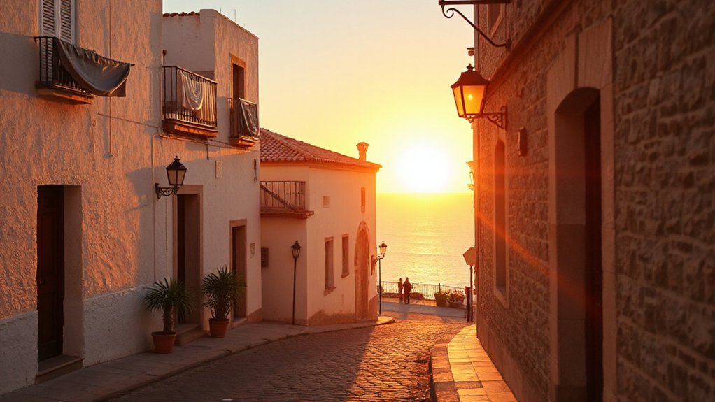 sunset streets and coastal legends