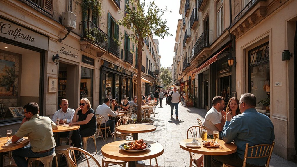 terraces tapas boutiques charm