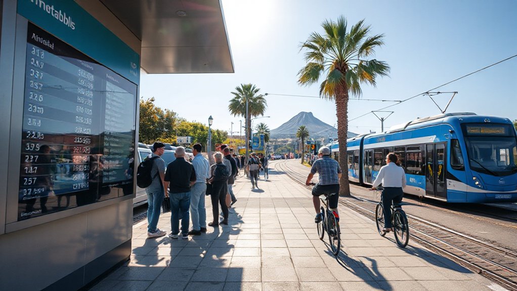 transit schedules and connections