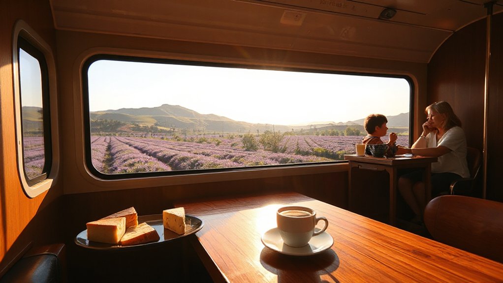 travel snacks and scenic views