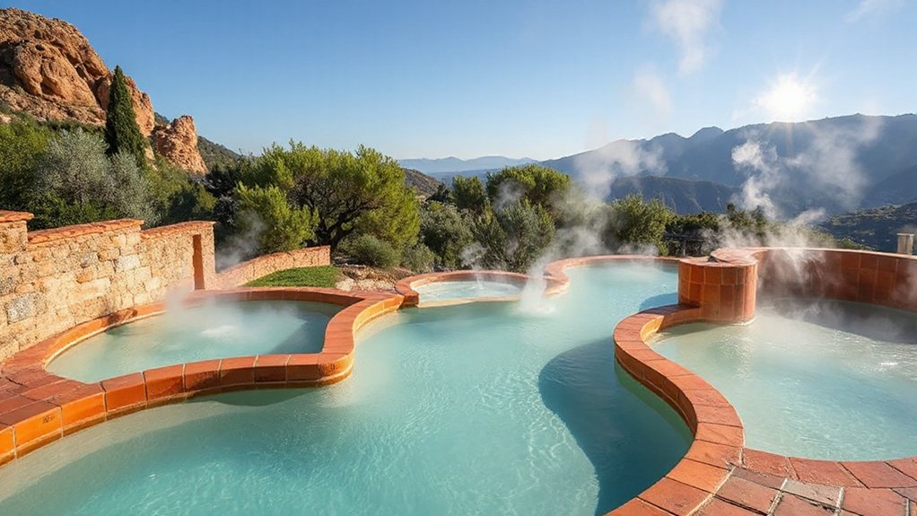 unique mineral rich thermal waters