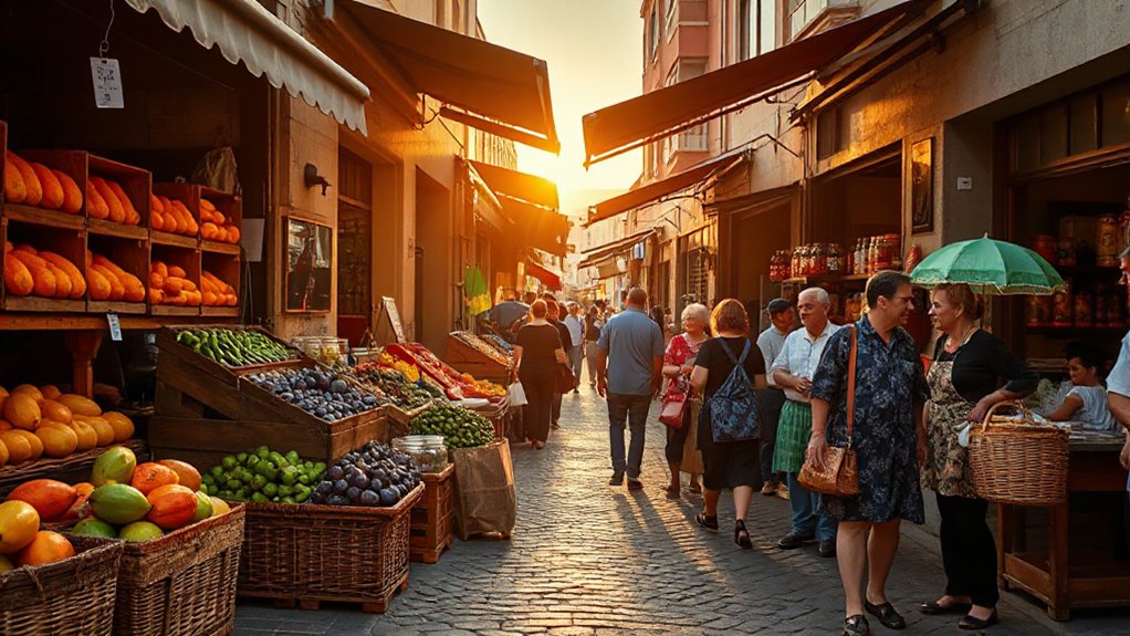 vibrant cultural market traditions