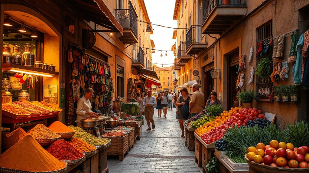 vibrant cultural market traditions