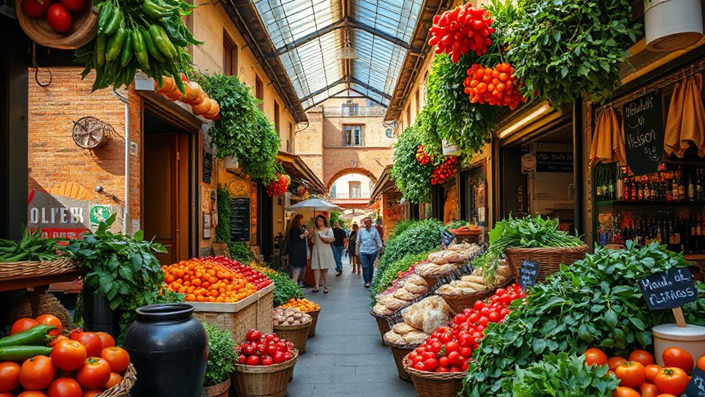 vibrant market fresh ingredients