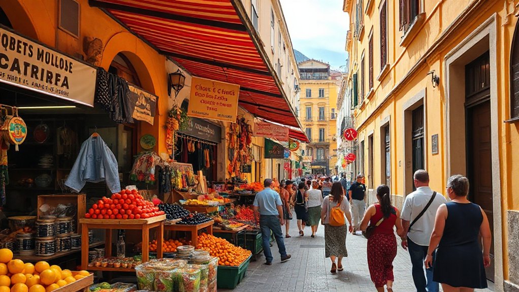 vibrant markets and fragrant streets