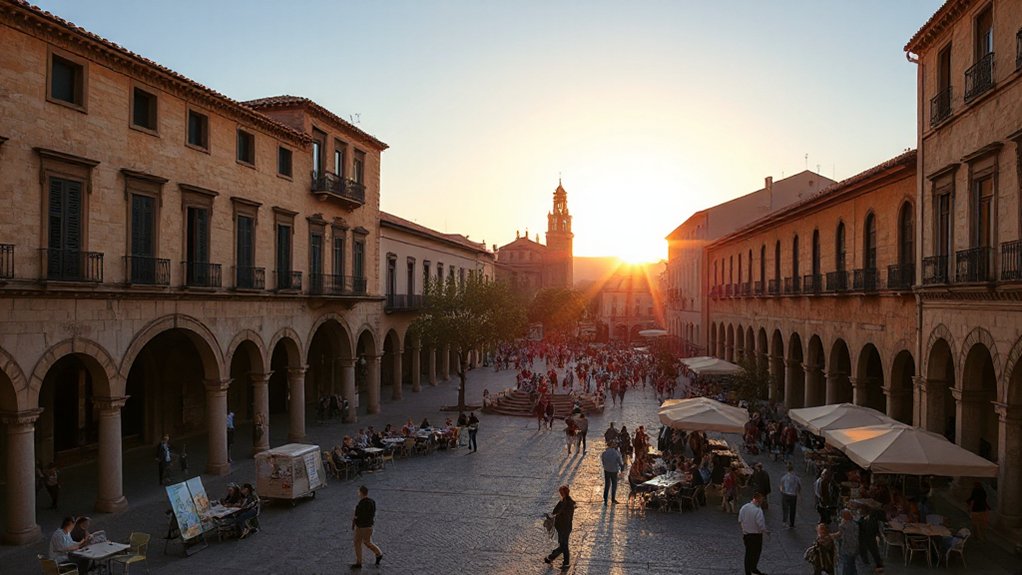 vibrant social and market hub