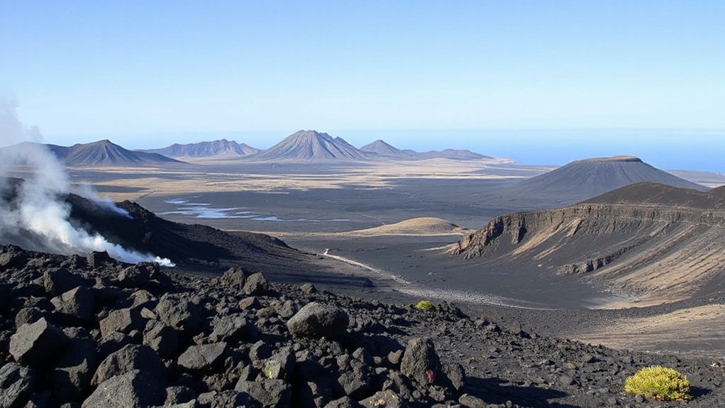 volcanic formation and stratigraphy